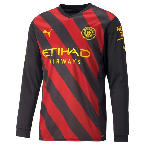 Thailande Maillot Manchester City Exterieur ML 2022-23